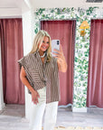 Hunter Stripe Oversized Top