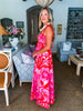 Wild Jungle Print Maxi Dress