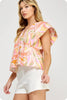 Tropical Day Poplin Top