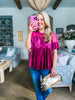 Soft Velvet Vibes Applique Top-Woodrose