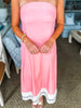 Loft Party Strapless Maxi Dress