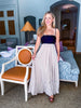 Hailey Maxi Dress-Black/Khaki