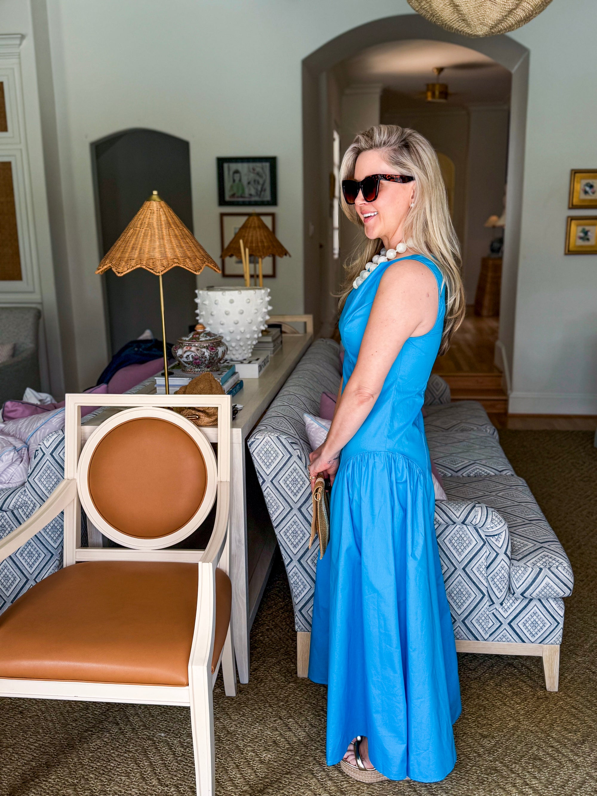 Blue Crush Maxi Dress