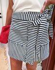 Endless Stripe Mini Skirt