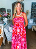 Wild Jungle Print Maxi Dress