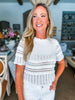 Crochet Crush Top-Off White