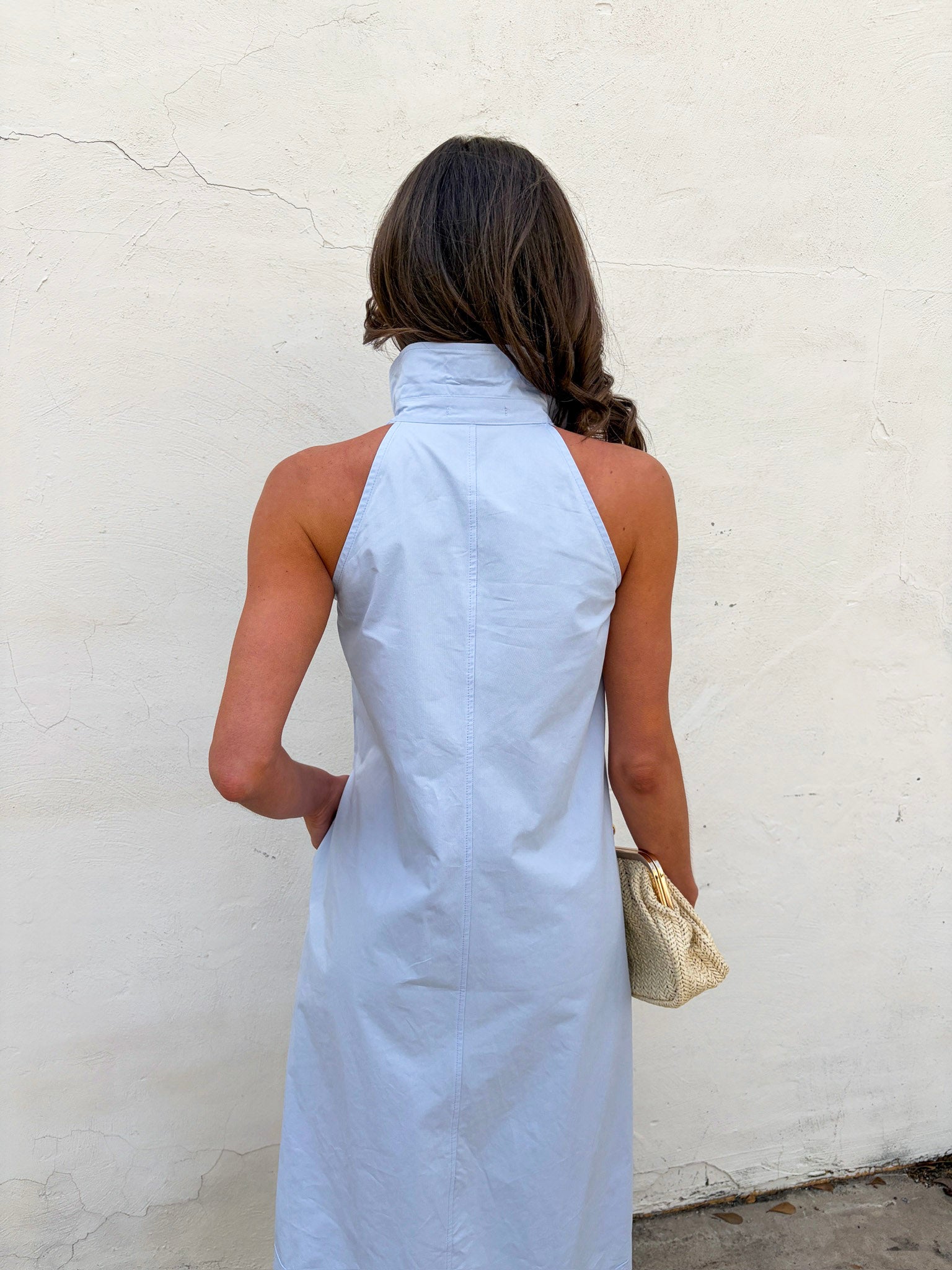 She’s a Ten Midi Dress-Light Blue