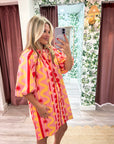 Sun and Wave Mini Dress