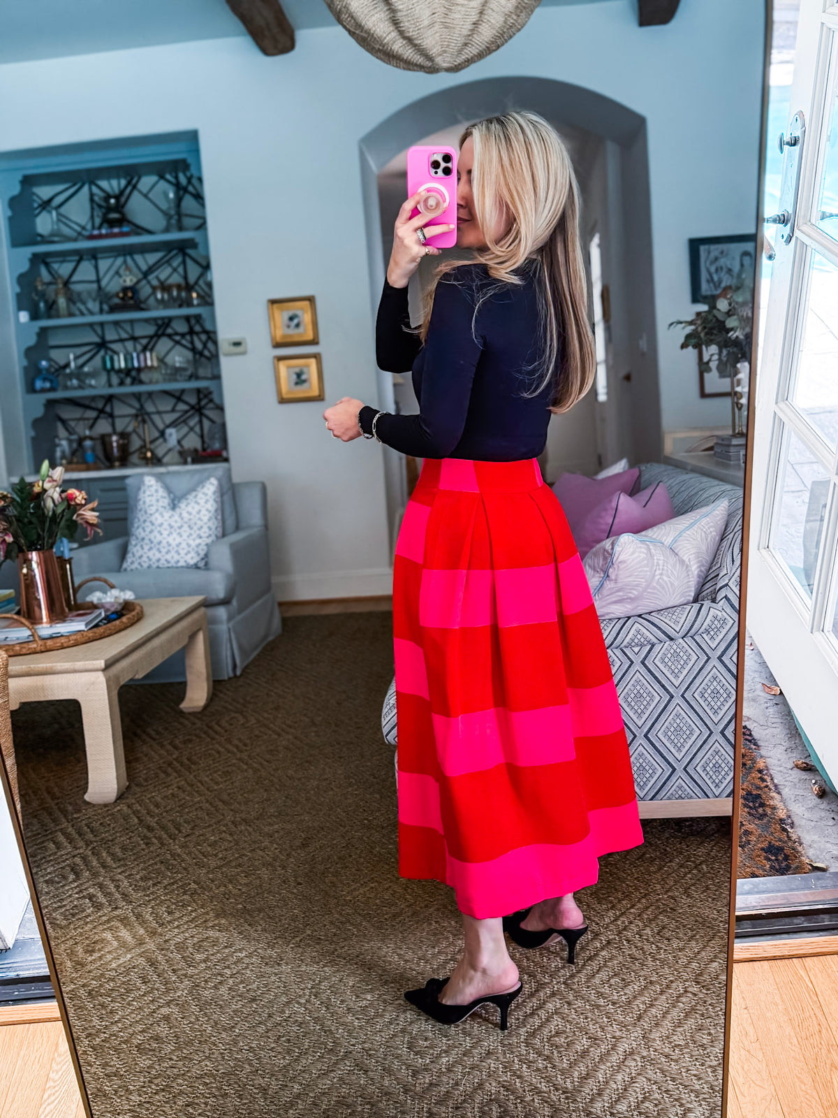 PREORDER: Lolli Striped Midi Skirt