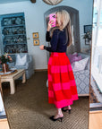 PREORDER: Lolli Striped Midi Skirt