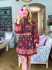 Vineyard Luxe Belted Mini Dress