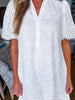 Nova Eyelet Midi Dress
