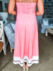 Loft Party Strapless Maxi Dress