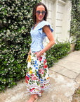 Garden Glow Peplum Top