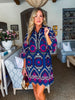 Deco Darling Embroidered Mini Dress