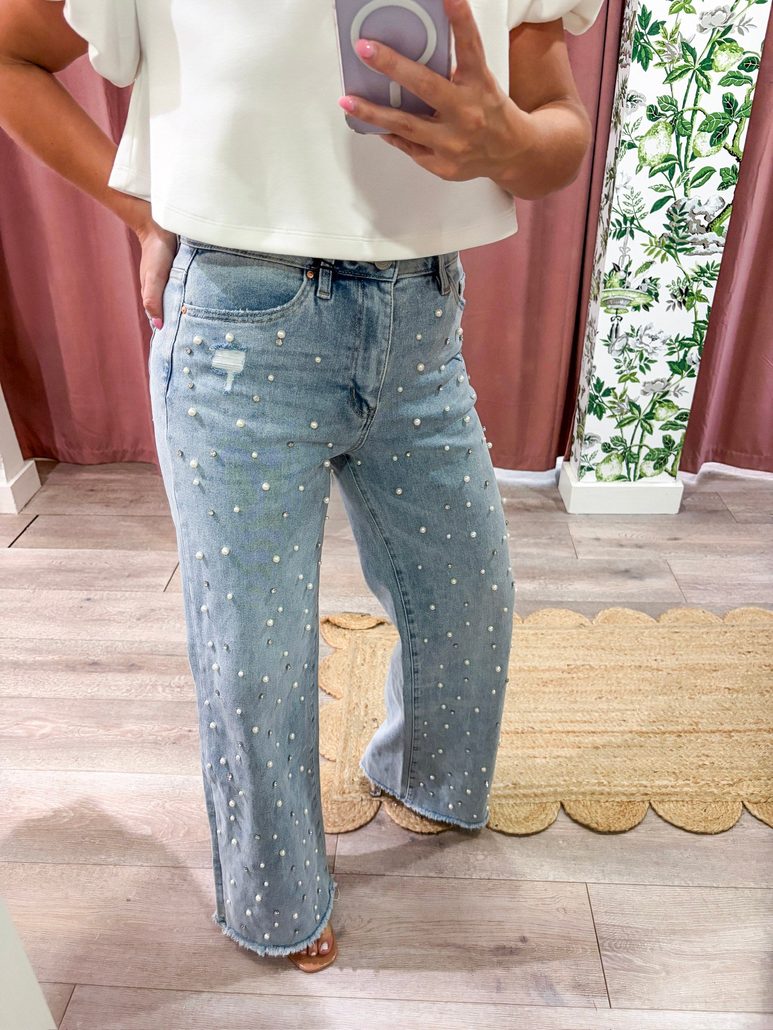 Runway Ready Wide Leg Jeans