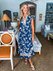 Teatime Time Floral Print Midi Dress