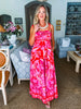 Wild Jungle Print Maxi Dress