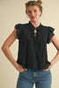 Lovely Time Eyelet Top