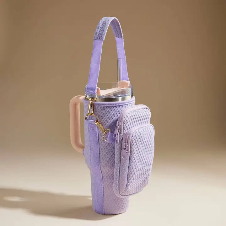 Tumbler Crossbody Bag-Lavender