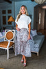 City Spots Leopard Print Skirt