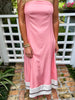 Loft Party Strapless Maxi Dress