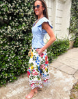 Garden Glow Peplum Top