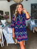 Deco Darling Embroidered Mini Dress