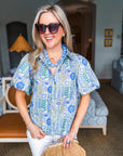 Juniper Gardens Button Down Top