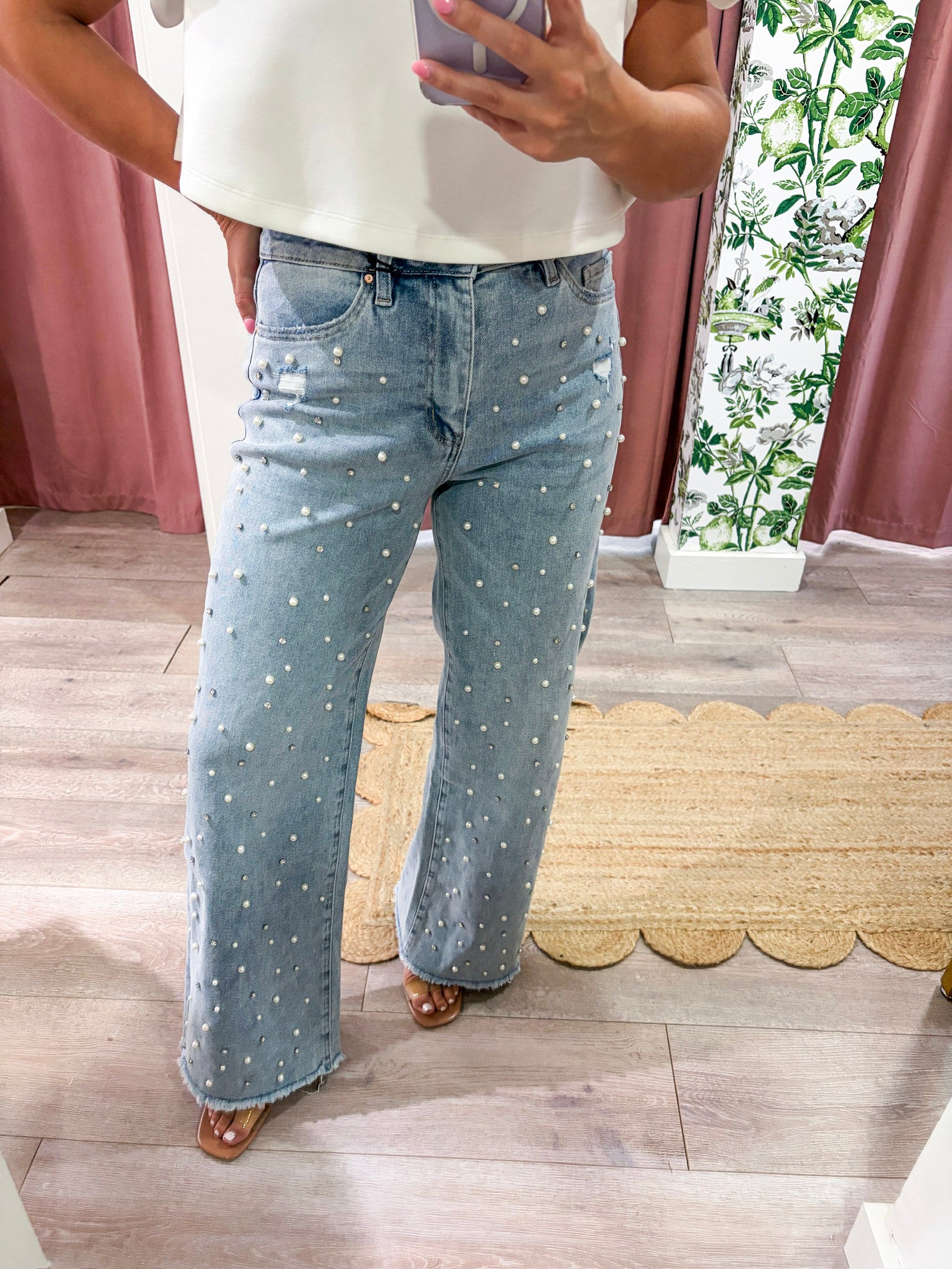 Runway Ready Wide Leg Jeans
