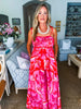 Wild Jungle Print Maxi Dress