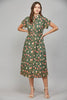 Autumn Day Date Midi Dress