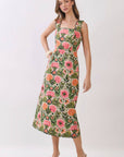 Blooming Manor Midi Dress