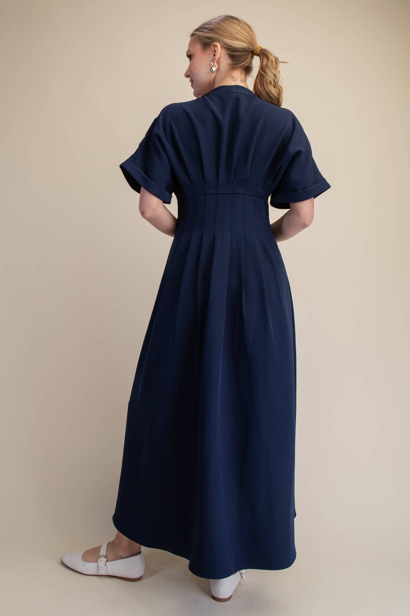 Nicola Zipper Midi Dress