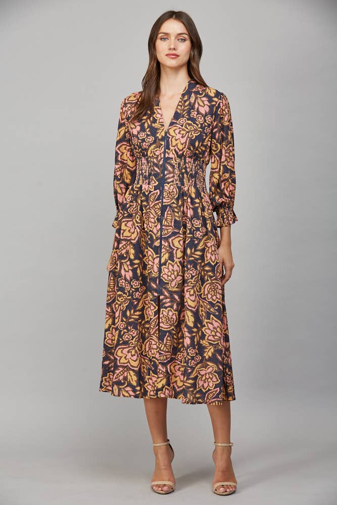 Heartfelt Harmony Floral Midi Dress