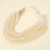 PREORDER: Chunky Beaded Necklace-White
