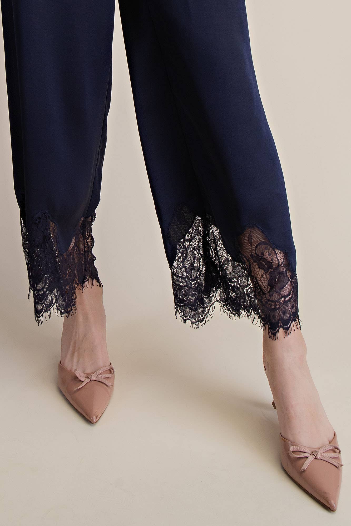 Lace Afternoon Cropped Pants