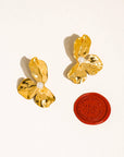 Vintessa Flower Pearl Earrings