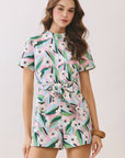 Sweet Like Spring Belted Romper