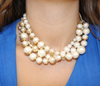 Pearl Cluster Necklace