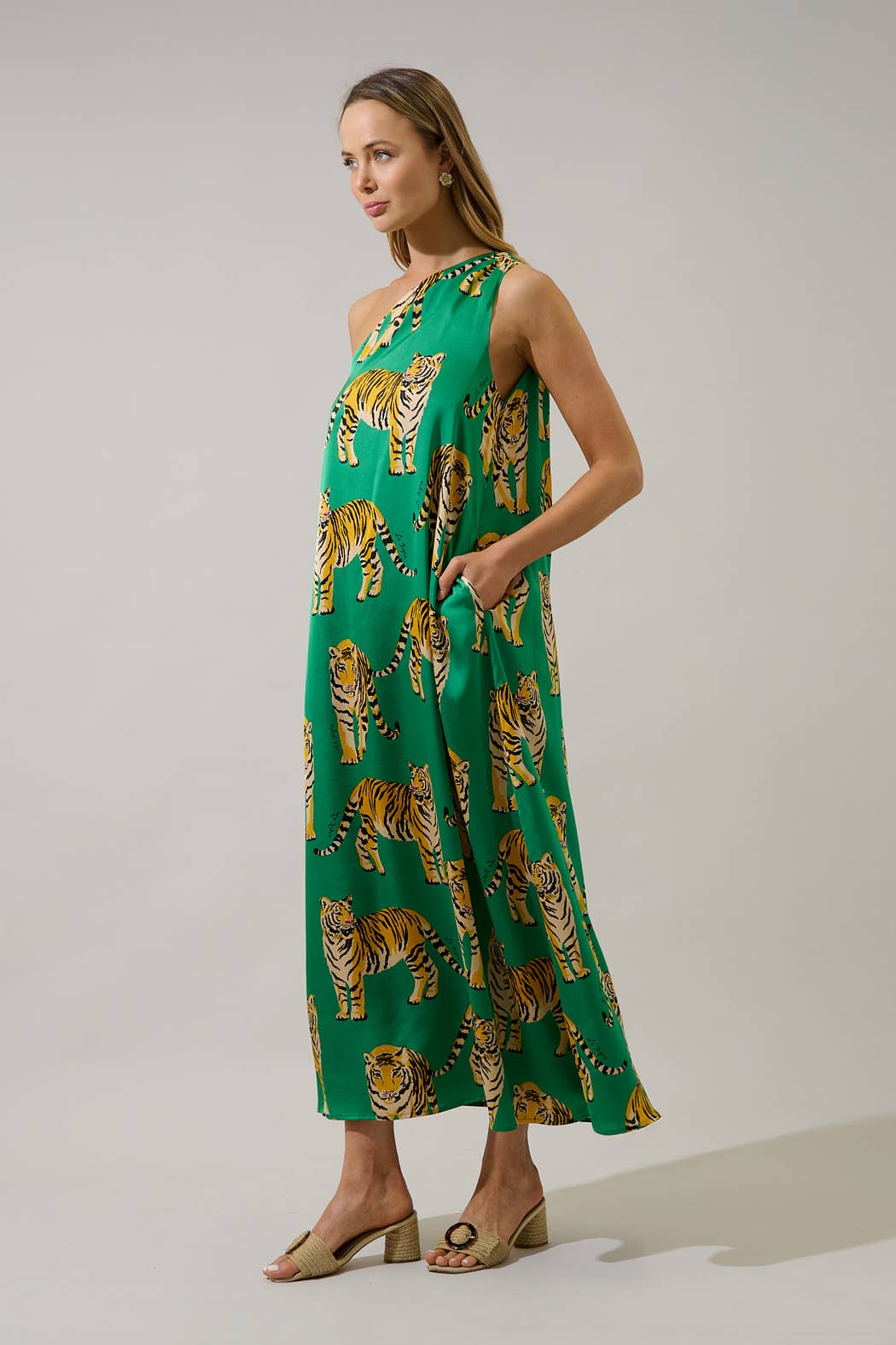 Fearless One Shoulder Maxi Dress