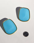 Remy Statement Earrings-Blue