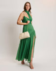 Breeze Woven Clutch-Coral