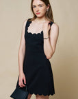 Venice Scallop Mini Dress