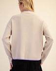 Falling Leaves Sweater-Beige