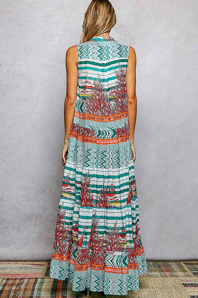 Crystal Waters Maxi Dress