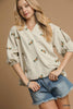 Weekend in Savannah Corduroy Top