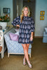 Victorian Florals Ruffle Mini Dress