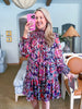 Floral Desire Smocked Mini Dress