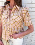 Aria Button Down Top
